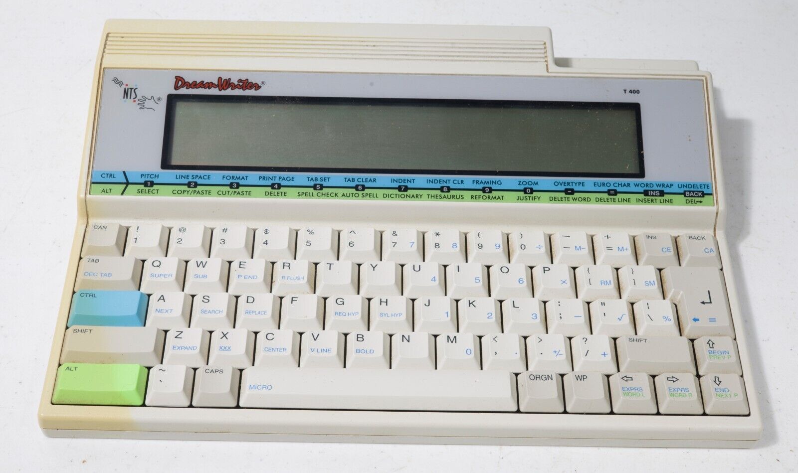Vintage NTS Dreamwriter Dream Writer T400 portable word processor computer 6565