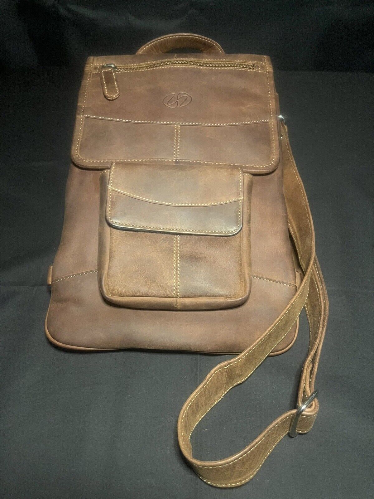 Michael Santoro Design Premium Leather MacBook Pro Shoulder Bag Vintage