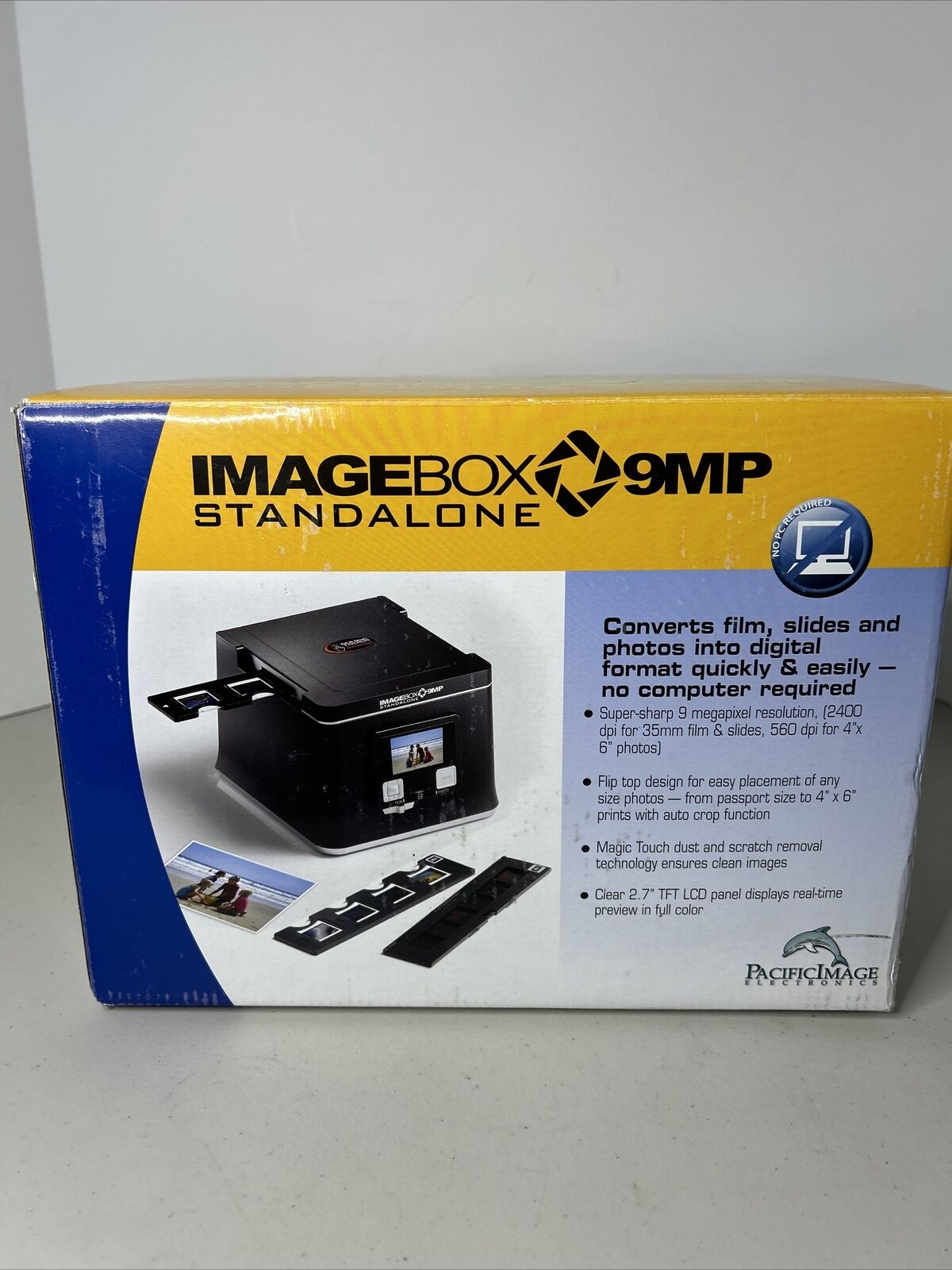 Pacific Image ImageBox Standalone 9MP Film / Photo Scanner New