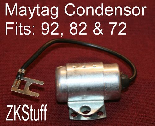 Maytag Gas Engine Motor Model 92 & 82 & 72 Condenser Single Twin Spark Coil Wire
