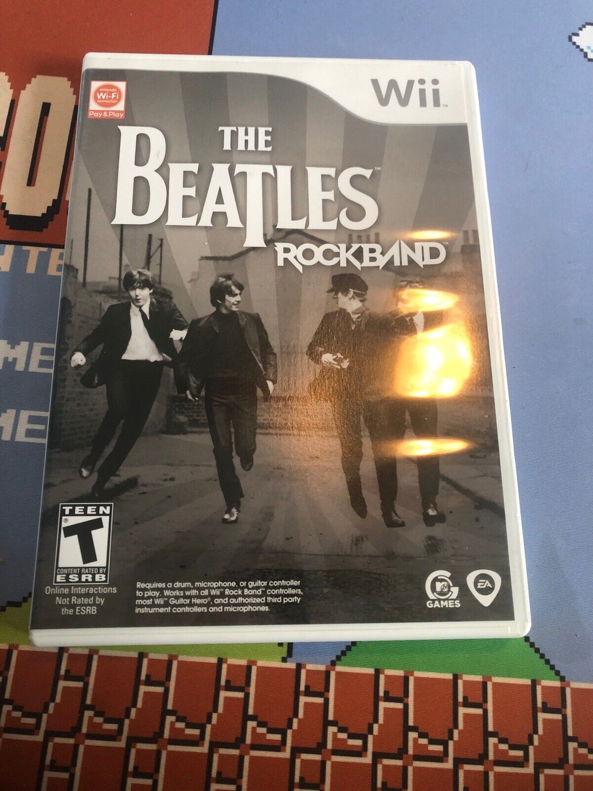 The Beatles Rock Band 2007 Nintendo Wii Complete Tested And Working
