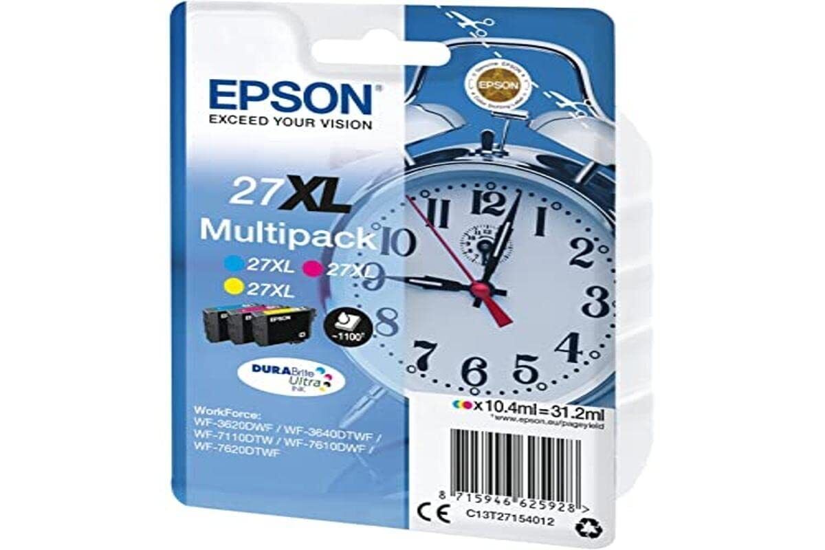 Epson Alarm Clocks Ink Cartridge for WorkForce WF-7620DTWF Series - Yellow/Magen