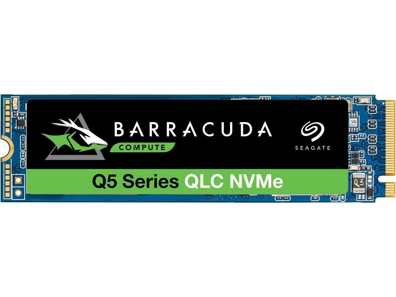 Seagate BarraCuda Q5 M.2 2280 1TB PCIe Gen3 x4 NVMe 1.3 3D QLC Internal SSD