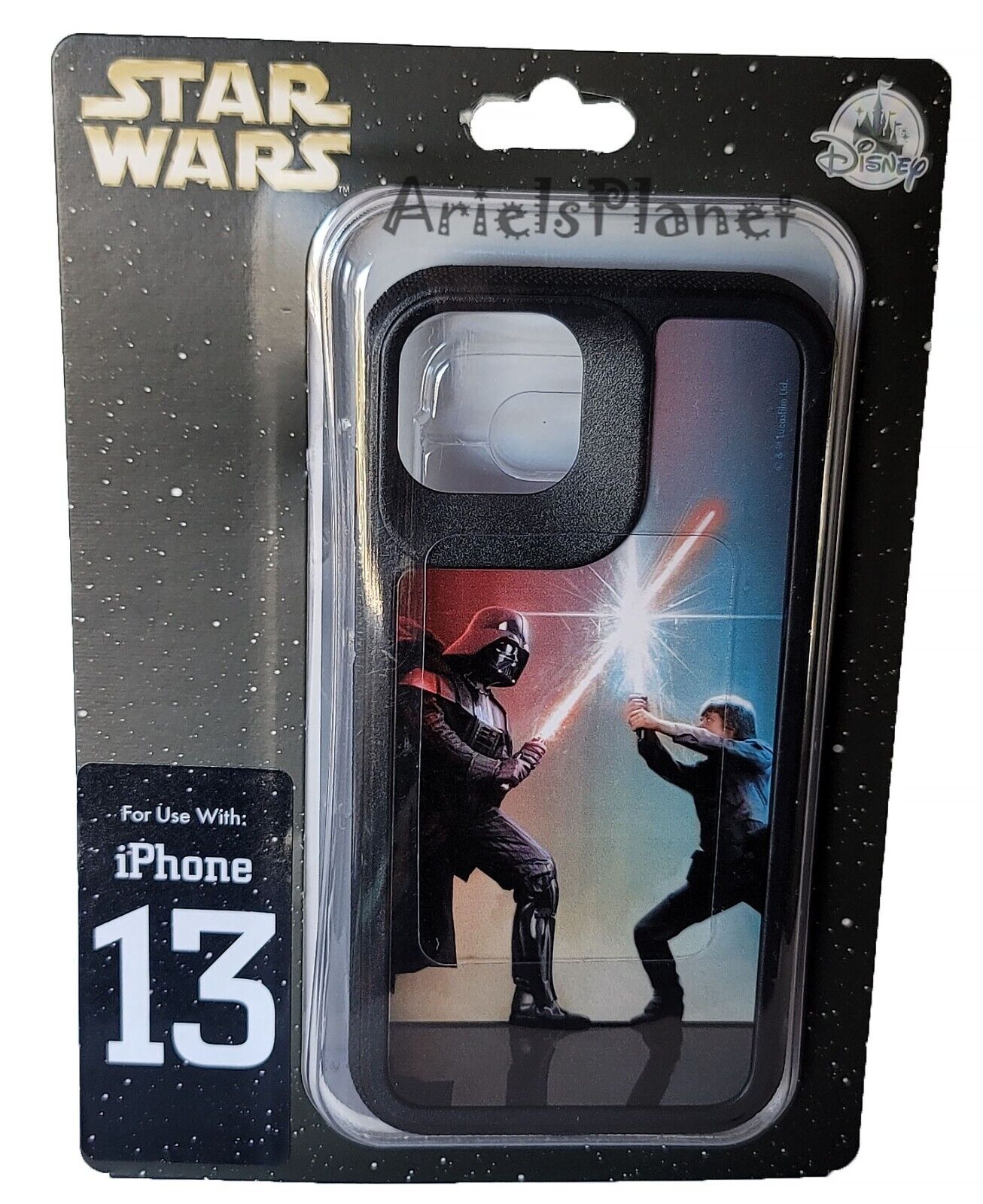 Disney Parks Star Wars Darth Vader vs Obi-Wan Kenobi Jedi iPhone 13 Cover