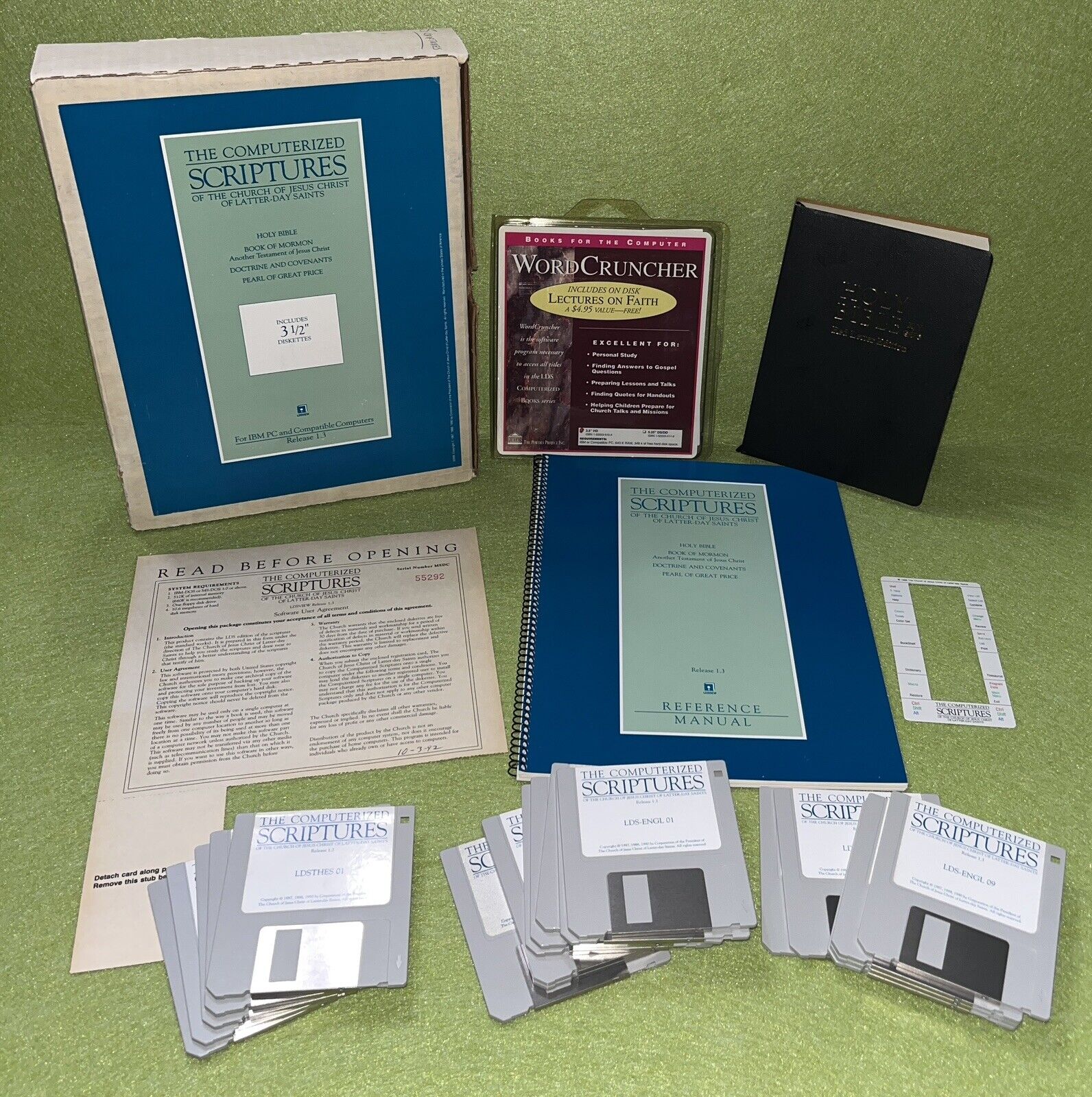 RARE The Computerized Scriptures of Latter-Day Saints 19 Disks + Book Bible More