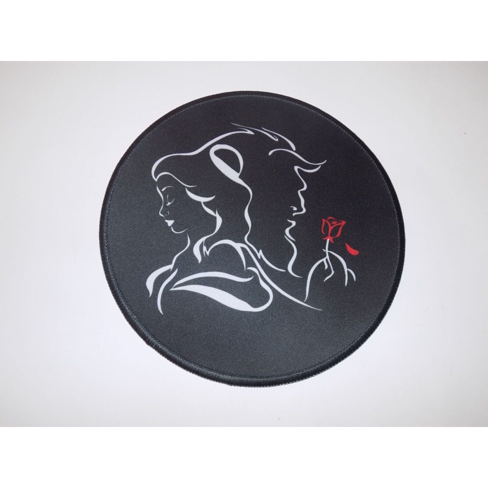 Beauty and The Beast Mouse Pad (Black-White)