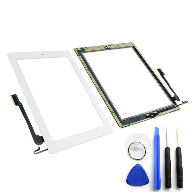 Touch Screen Digitizer Replacement For iPad 2/3/4/5/6/7/8 Mini Black & White LOT