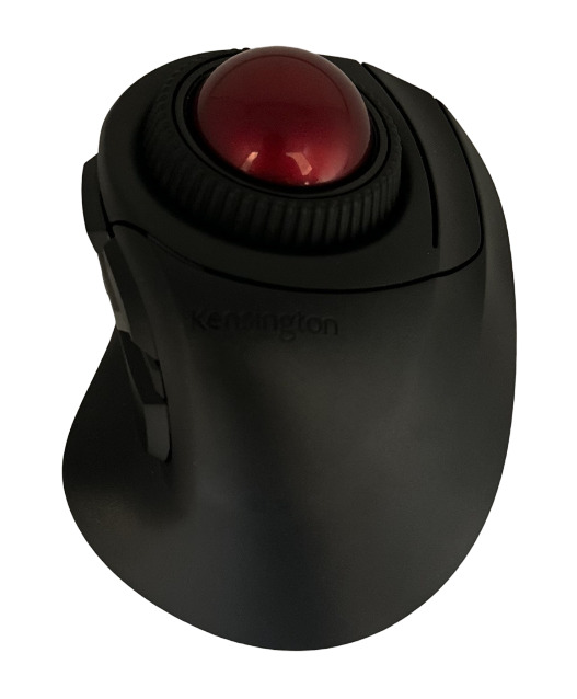 Kensington Orbit Fusion Wireless Trackball with USB-A to USB-C Adapter