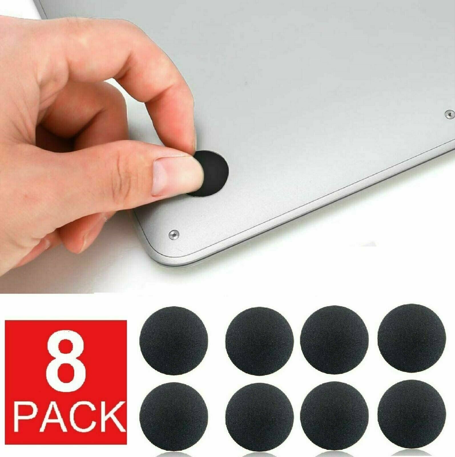 8 Pieces Rubber Case Foot Feet for Apple Macbook Macbook Pro A1425 A1502 A1398
