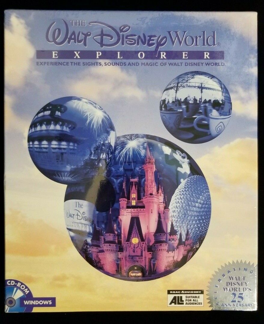 NEW SEALED - The Walt Disney World Explorer Computer Software (PC, CD-ROM)