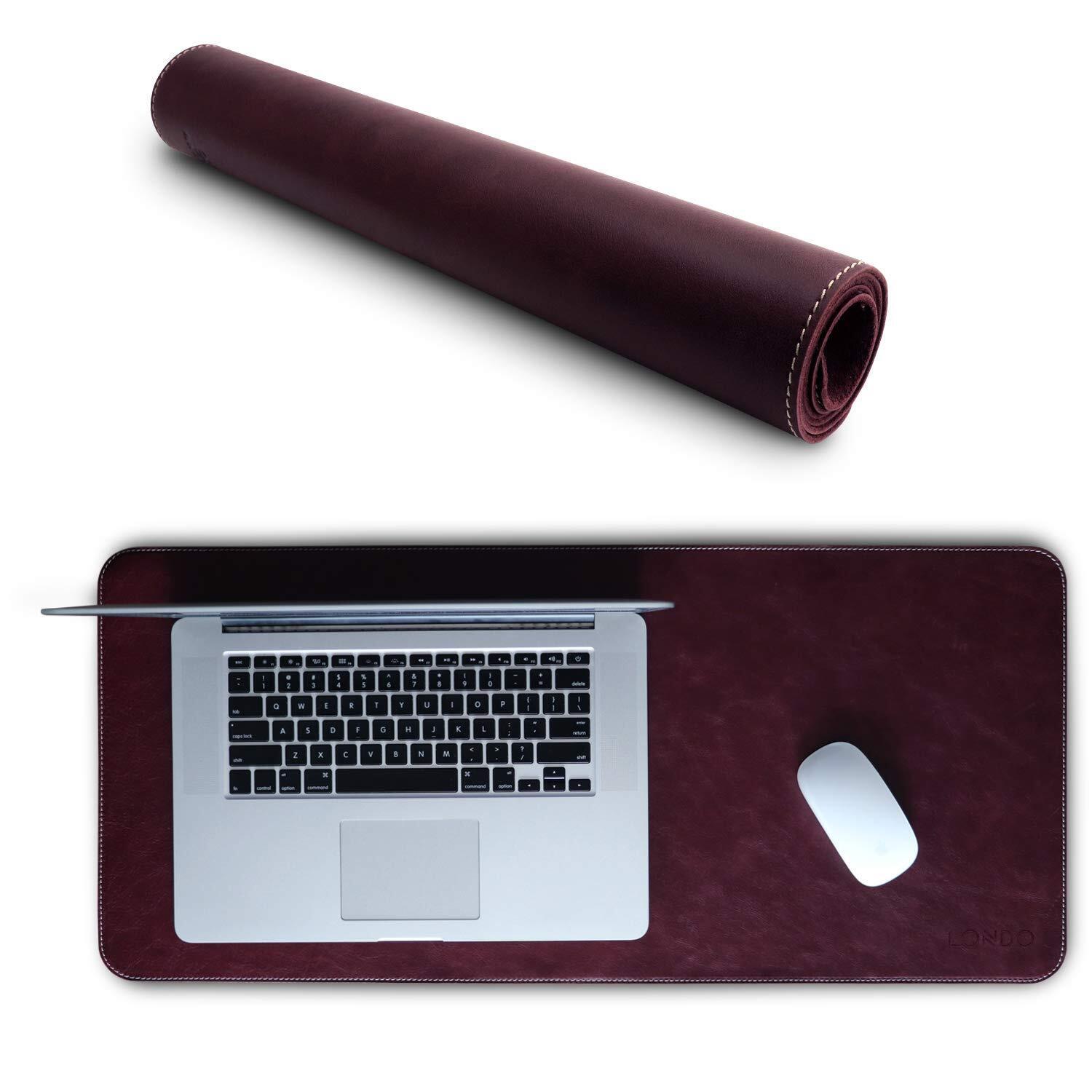 Top Grain Leather Extended Mouse Pad - Desk Mat
