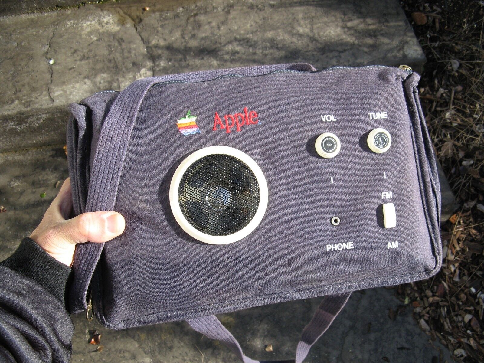 Vintage Apple Computer Radio Tote Bag Promotional Premium
