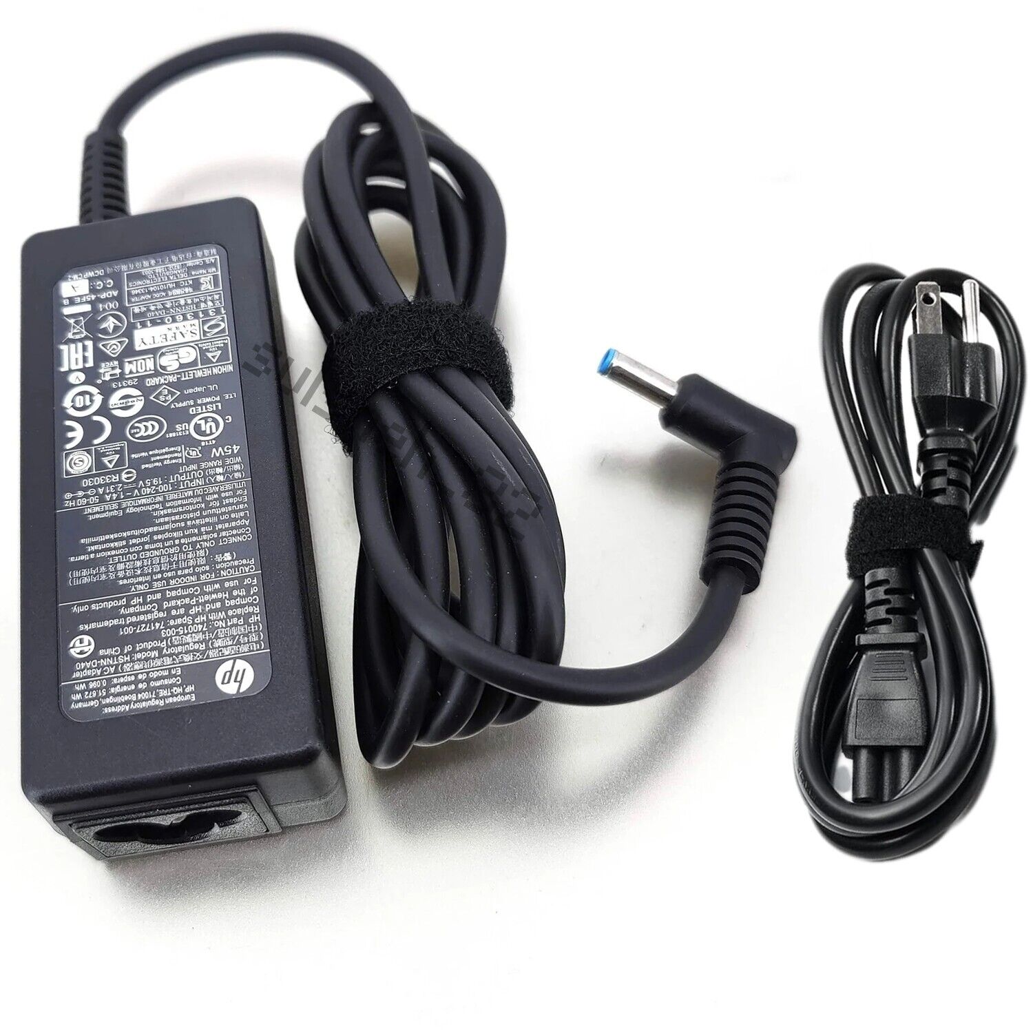 Genuine HP 45W 741727-001 Blue Tip Laptop Adapter Charger HP 19.5V Spectre X360