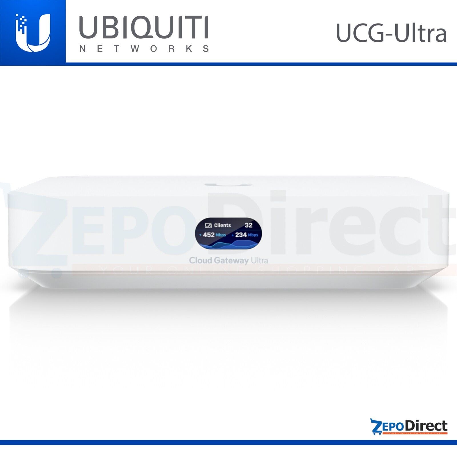 Ubiquiti Networks Unifi Managed 4 Port Cloud Gateway Ultra, UCG-Ultra