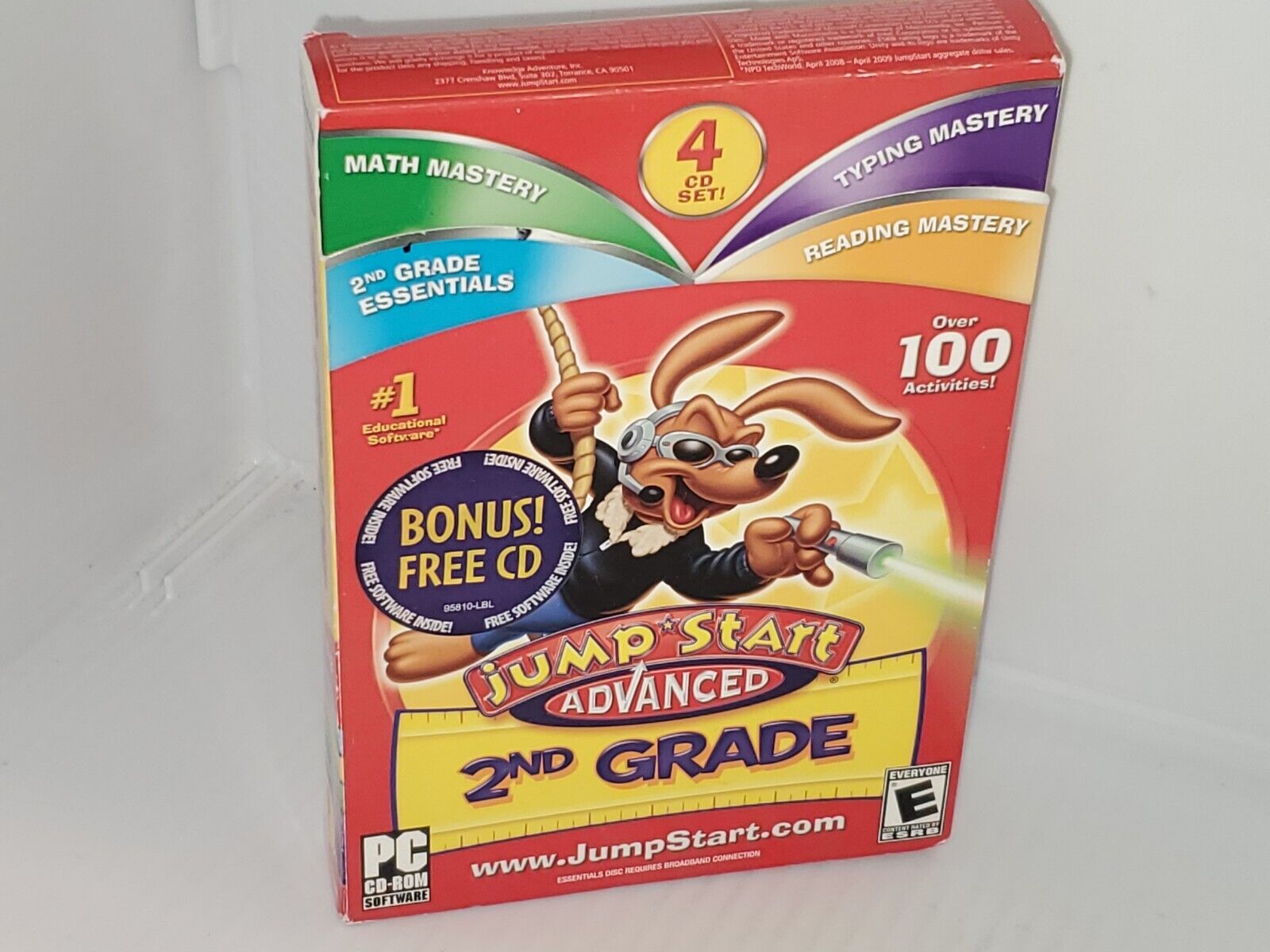 Jump Start Learning System 2nd Grade PC CD-ROM Game w/ BONUS CD. NEW SEALED 