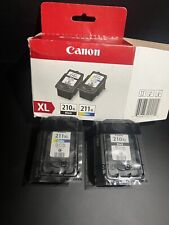 2-PK Genuine Canon OEM PG-210XL Black / CL-211XL Color  Ink Cartridge Set picture