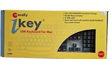 Macally iKey4 USB Keyboard for Apple Mac | 104 Clear Color-Coded Keys New picture