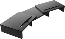 LORYERGO Dual Monitor Stand - [Upgraded] Monitor Stand w/ 2 Slots for Phone & T picture