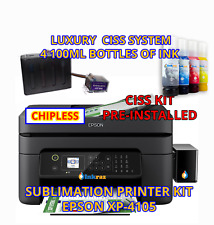 Epson xp4100 / xp4105 Printer With Sublimation Ink, Sublimation Printer Bundle picture