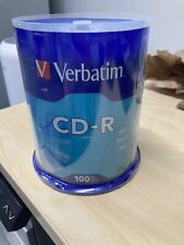 New Sealed Verbatim 94554 52x CD-R 700MB Capacity Gray 100/Pack Fast Shipping picture