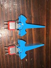 2 Vintage computer C&K on off  blue paddle switches 7132 picture