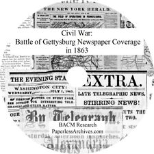 Civil War: Battle of Gettysburg Newspaper Coverage in 1863 picture