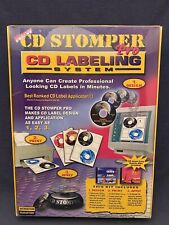 1999 Sealed Big Box CD Stomper Pro Labeler CD-R Vintage Computer Program NIP picture