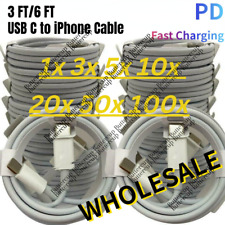 Wholesale Lot Fast Charger PD USB C/Type-C Cable For iPhone 14 13 12 11 XS XR 8 picture
