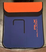 Ralph Lauren RLX Scuba n-range Ipad Case Orange & Blue Made In Italy Brand New picture