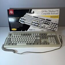 Vintage PC Accessories Keyboard P20035 With PS2 Adaptor Windows 95 picture