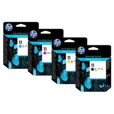 Genuine HP 11 Black Cyan Magenta Yellow Printheads lot - FREE DELIVERY VAT inc. picture
