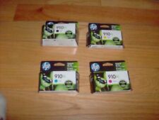 2022/3 GENUINE SET 4 HP 910XL Large Cartridges OfficeJet 8020-8028 8035 SEALED picture