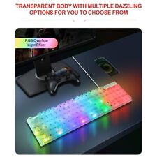 Sleek and Modern RGB Backlit Mechanical Feel Wired Game Keyboard KB101 picture