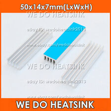50x14x7mm Silver Heatsink Cooler Radiator With Thermal Double Sided Adhesive Pad picture