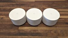 Google Wifi AC-1304 Router - Set of 3 with power cords and two wall mounts picture