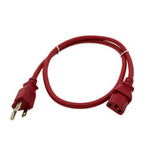 RED COLOR CODING 3FT AC POWER CORD FOR VIZIO LG SAMSUNG PANASONIC TV LCD PLASMA picture