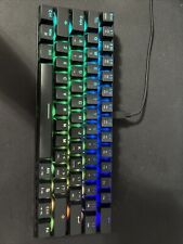 Motospeed CK61 60% Mechanical Keyboard 61 Keys RGB LED Backlit Blue Switch picture