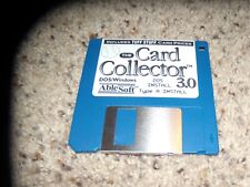 The Card Collector 3.0 Install Disk (No data disk) DOS/Windows PC 3.5