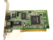RARE VINTAGE KINGSTON KNE110TX KT98100 PCI ETHERNET CARD RJ45 LAN15 picture