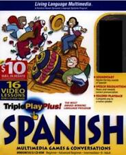 Triple Play Plus: Spanish PC CD learn language program thru games, conversations picture