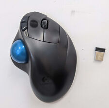 Logitech M570 Wireless Trackball Mouse Trackman W/ USB RECEIVER Tested Working picture