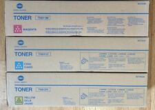Genuine Set of 3 NEW Konica Minolta CMYK Toner Cartridges for Bizhub C451 picture