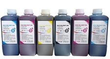 6 x BULK INK REFILL PREMIUM ECO SOLVENT INK FOR ROLAND MUTOH AND MIMAKI 6,000ML picture