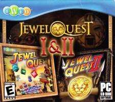 Jewel Quest I & II PC CD amazon jungle match gem colors puzzle matching game 1 2 picture
