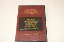 NEW INTERPRETER'S DICTIONARY OF THE BIBLE Complete 5 Vol Set CD-ROM NEW/SEALED picture