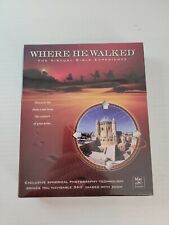 Where He Walked The Virtual Bible Experience (MAC/PC CD-ROM) Religious Holy Land picture