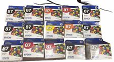 Mixed Lot 15+ Genuine Epson 87 Ink Cartridges R1900 picture