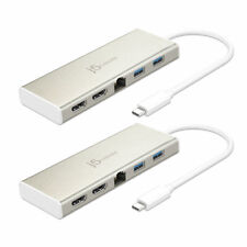 j5create USB-C™ Dual HDMI Mini Dock-Ethernet/ USB 3.1 HUB / PD2.0 (Set of 2) picture