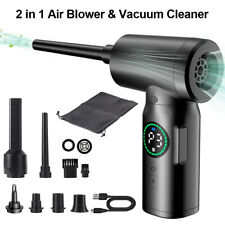 2in1 Electric Cordless Air Duster Blower High Pressure for Computer Car Cleaning picture