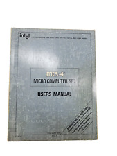 Rare Vintage 70's Intel MCS-4 Micro Computer Set User Manual Rev4 picture